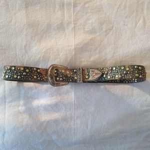 Vintage Ariat jeweled belt